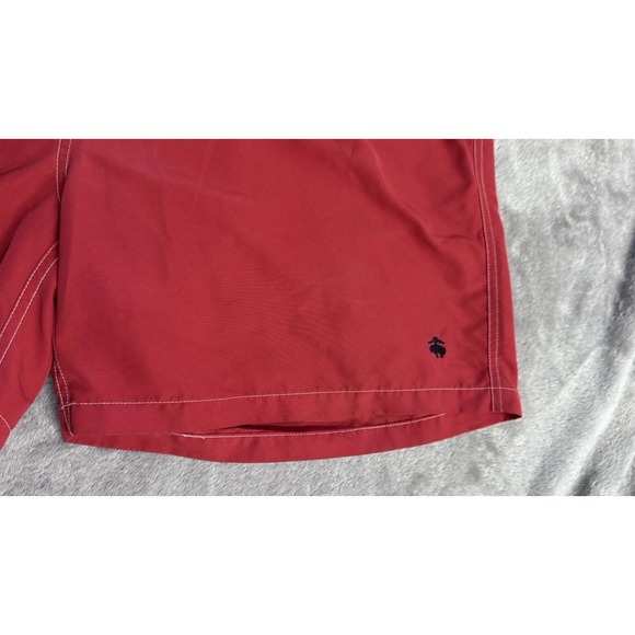 Brooks Brothers Mens XL Red Swim Trunks Board Shorts Lined Beach Pool Quick Dry - Picture 3 of 9
